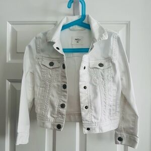 Gap Kids White Denim Jacket